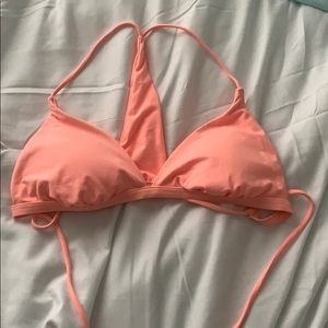 Tangerine bathing suit top